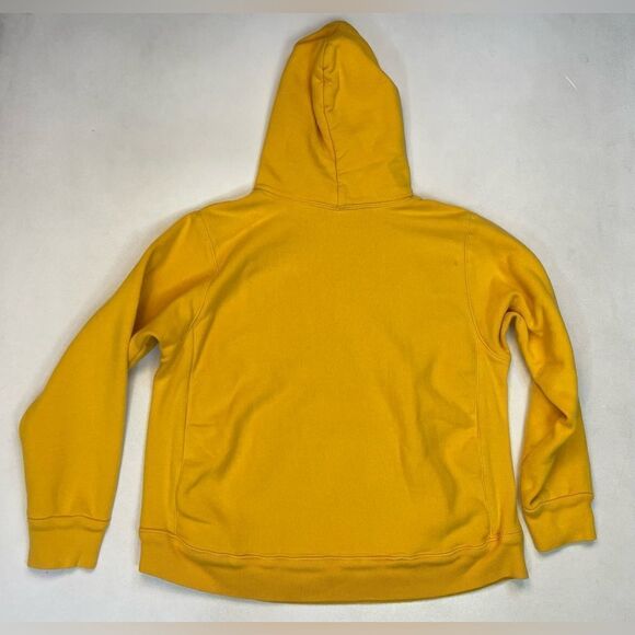 VINTAGE Cutty Sark Scots Whisky Pullover Hoodie Men Large Yellow USA 90s - Picture 3 of 7